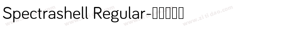 Spectrashell Regular字体转换